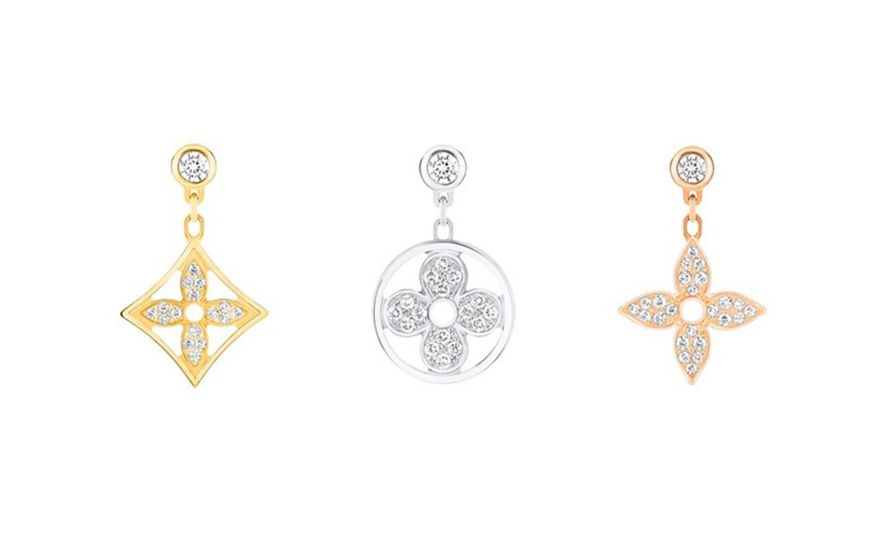 両耳セットLouis VuittonイディールブロッサムLV YG×ダイヤモンド collectionshiba_c241100055769