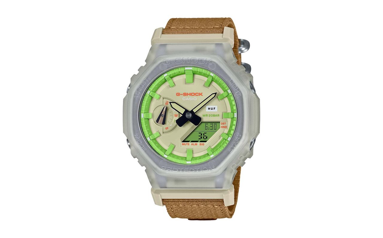 新品同様 CASIO カシオ HUFコラボ G-SHOCK キース・ハフナゲル G-SHOCKから HUFのブランド創業20周年を記念したコラボウォッチ