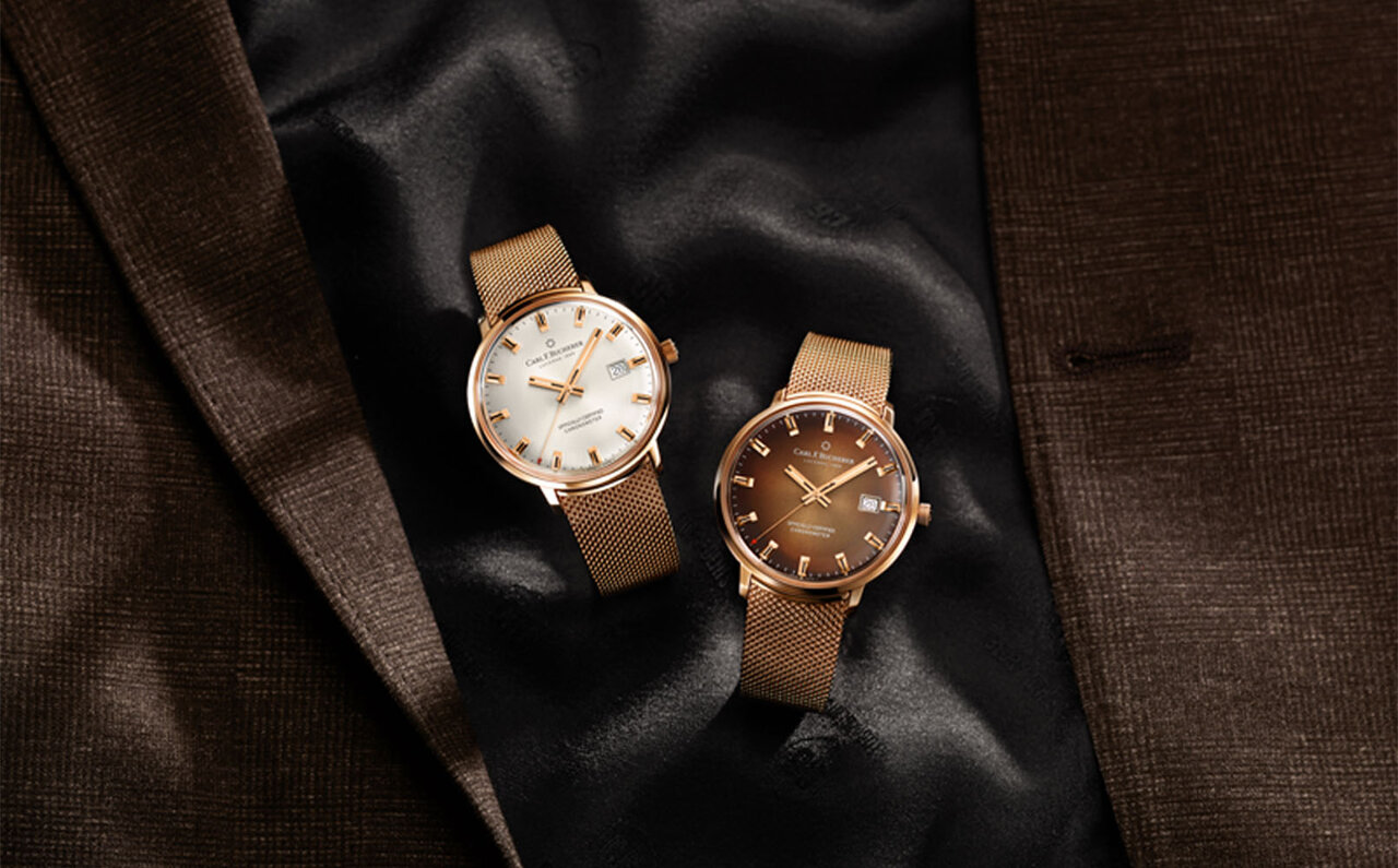 ☆nyo☆ BUCHERER ブヘラ シルバー エナメル ブローチ 時計 ☆nyo様