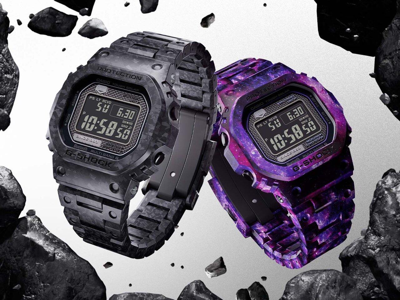 G-SHOCK誕生40周年を記念するカーボン仕様の「GCW-B5000UN」｜G
