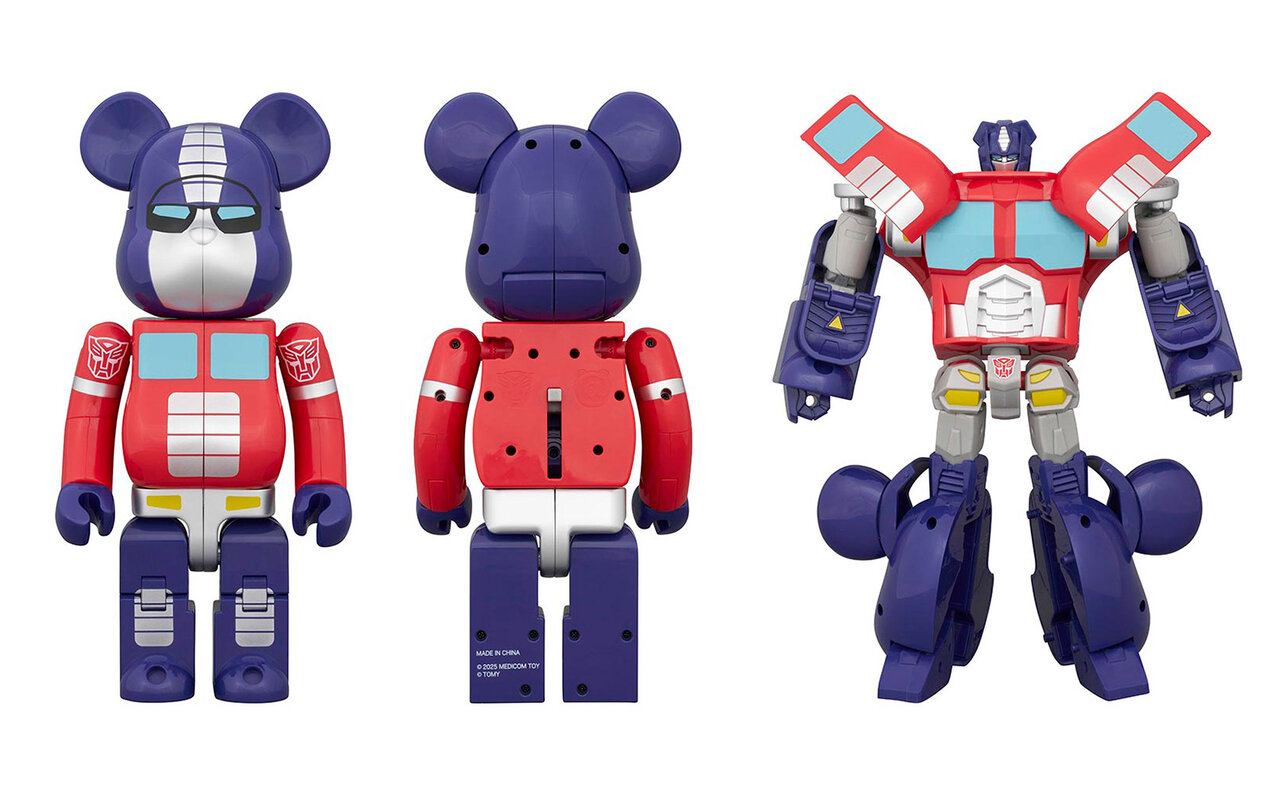ベアブリック　メガトロン　オプティマスプライム　400% 100% 正義と悪のトランスフォーマー！「オプティマス・プライム」と