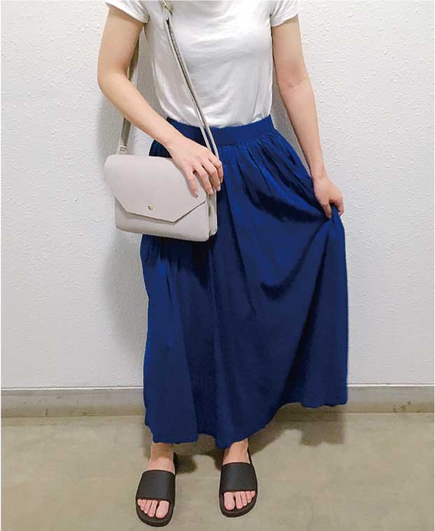 【ファッション】季節に合わせた色や素材で“アクティブな夏の私”演出(2017年9月号)