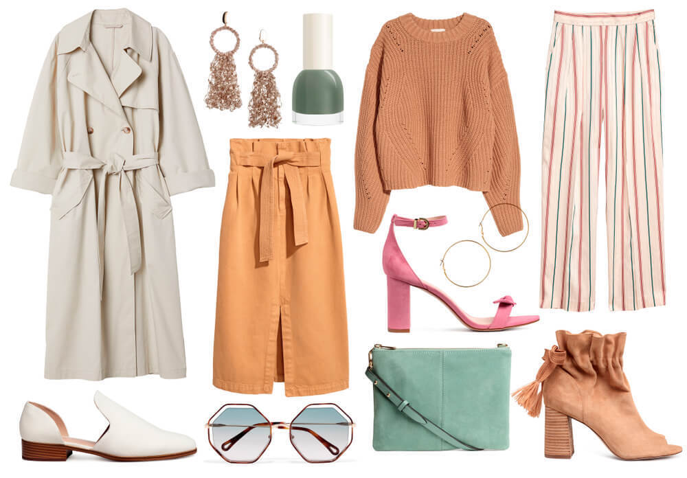 ニュアンスカラーの服