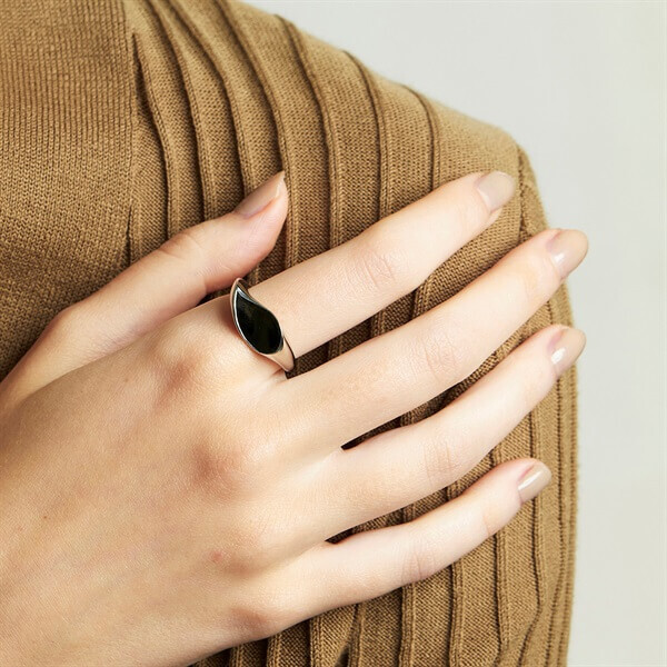4℃ HOMME+のシルバー リング
