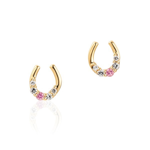 【10月誕生石 トルマリン】K10イエローゴールド ピアス