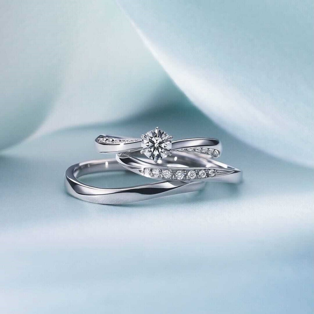 ４℃の結婚指輪と婚約指輪