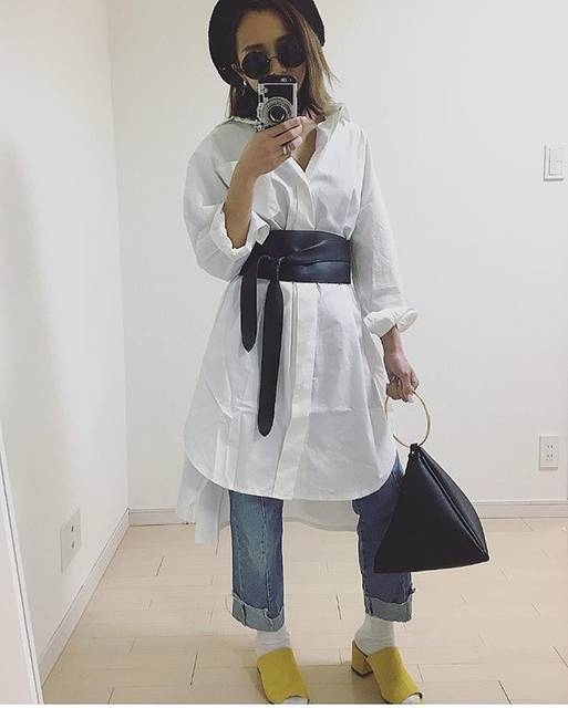 ホワイトデーはやっぱり白 白シャツワンピでピュア 美を演出 スパークルボックスマガジン