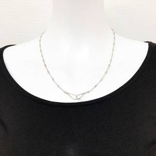 by boe(バイボー) モノクルチェーンネックレス シルバー(49cm) (5931)