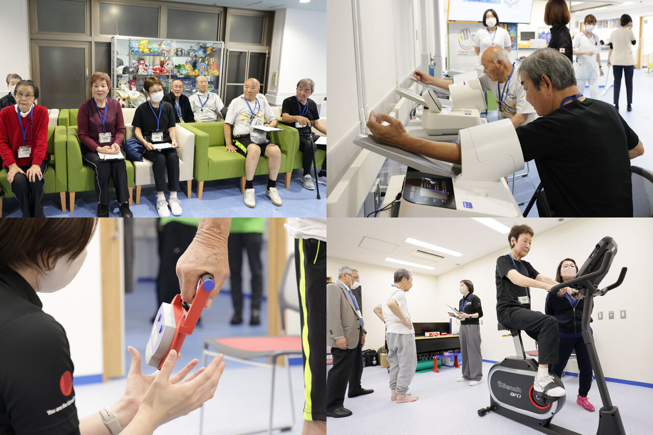 健康とスポーツの関わりを調査。 東京1964オリンピックに出場したオリンピアンの現在の体力を測定。 