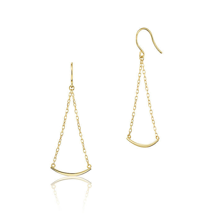 ４℃トライアングルのピアス