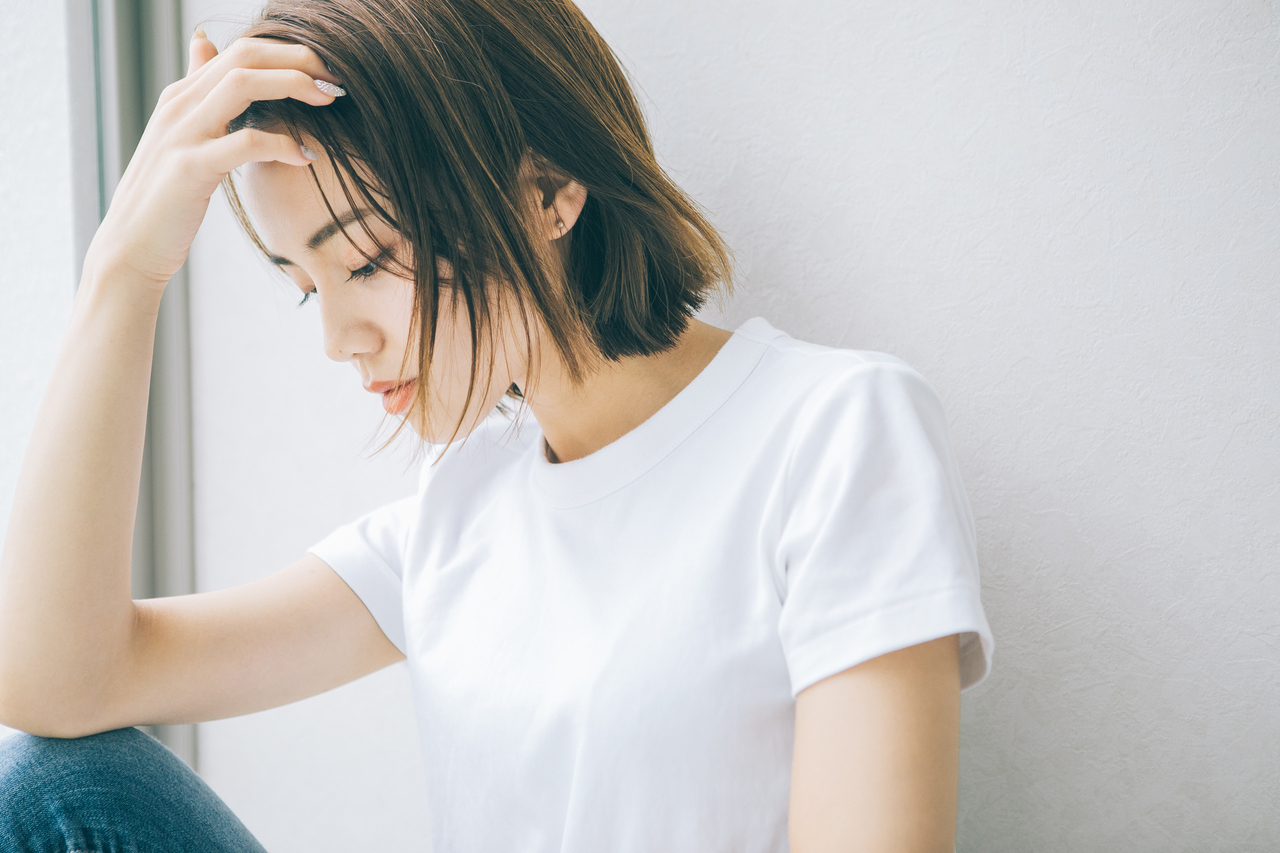 外ハネボブの女性