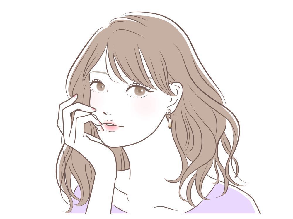 顔タイプクールタイプの女性