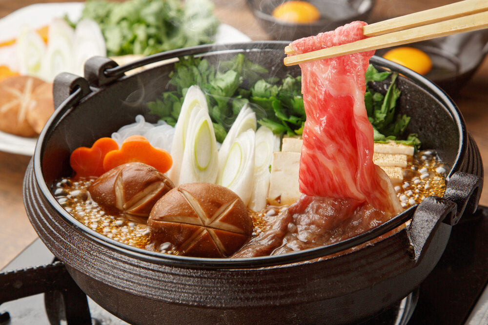 牛肉のすき焼き