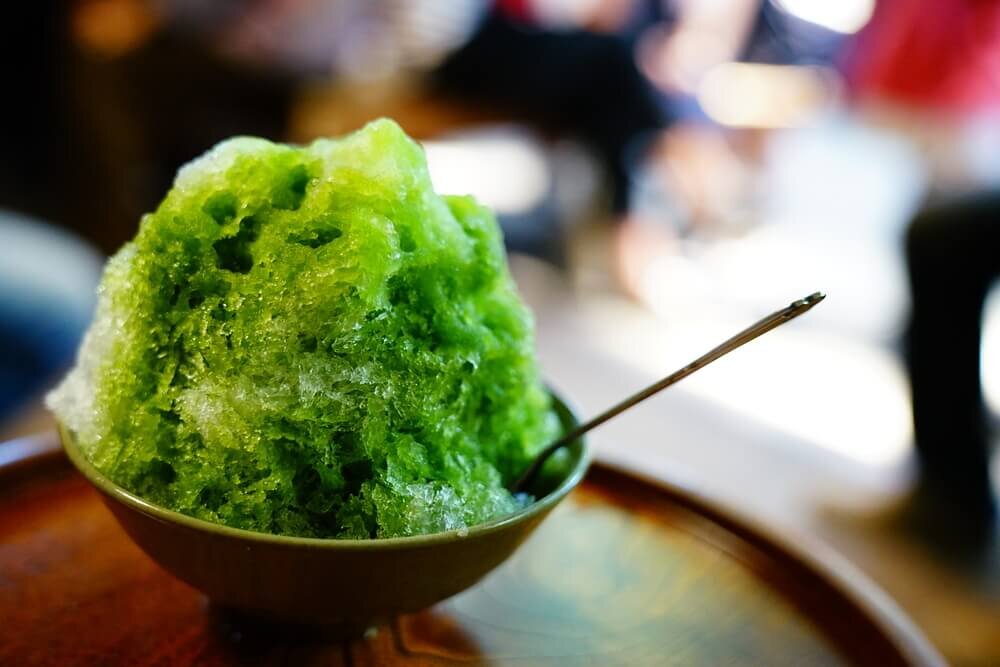 抹茶のかき氷