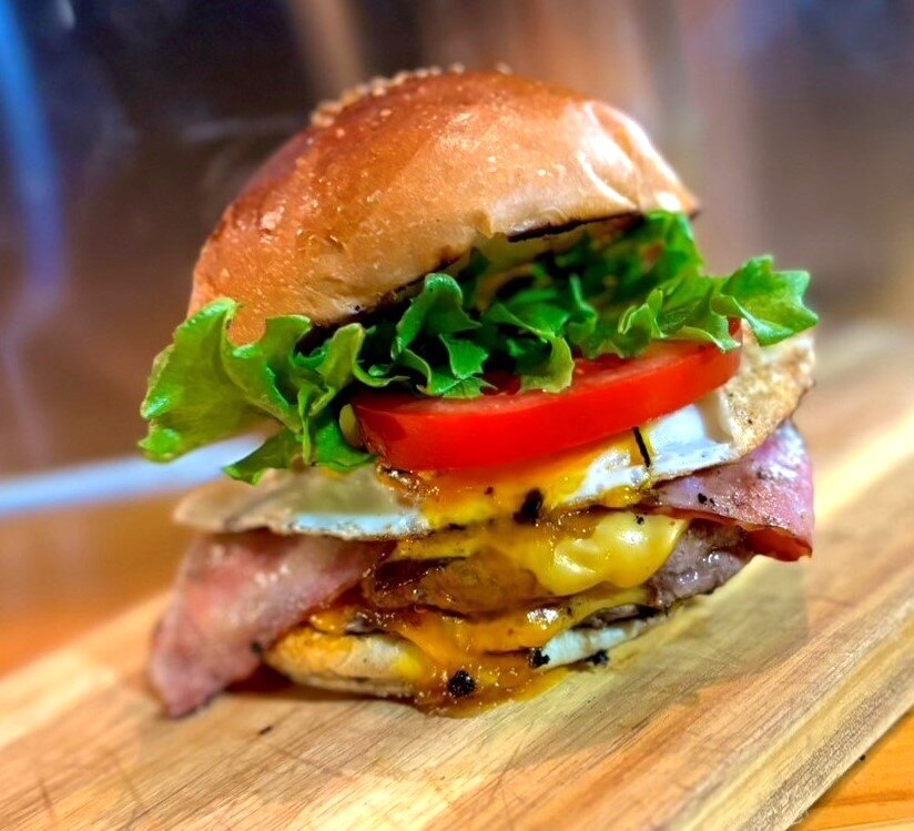 特選和牛「静岡そだち」のパテを使ったハンバーガー