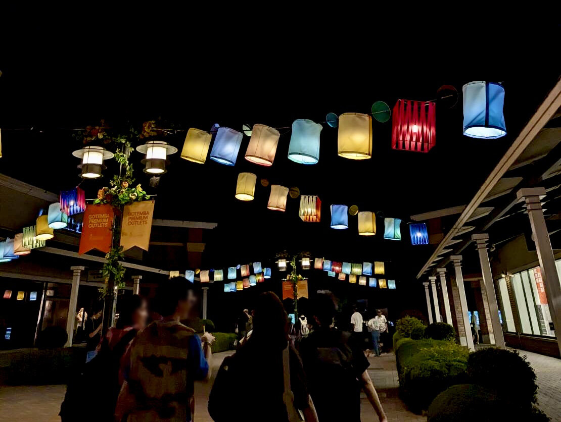 「Gotemba Night!!」の場内装飾のランタン