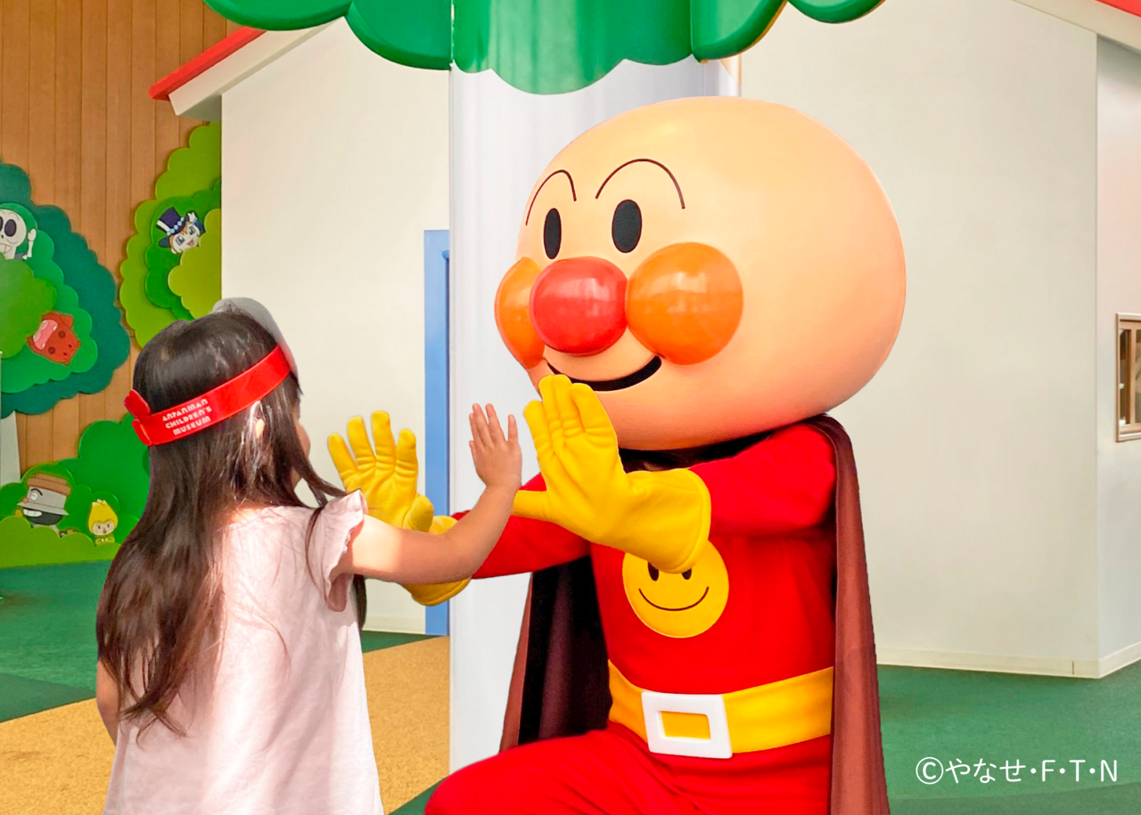 アンパンマンとのキャラクターグリーティング
