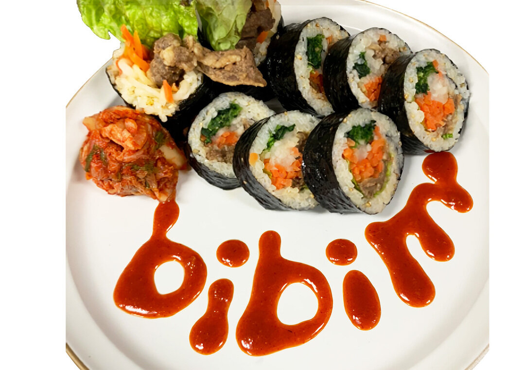 韓国料理Bibim'のプルコギキンパ