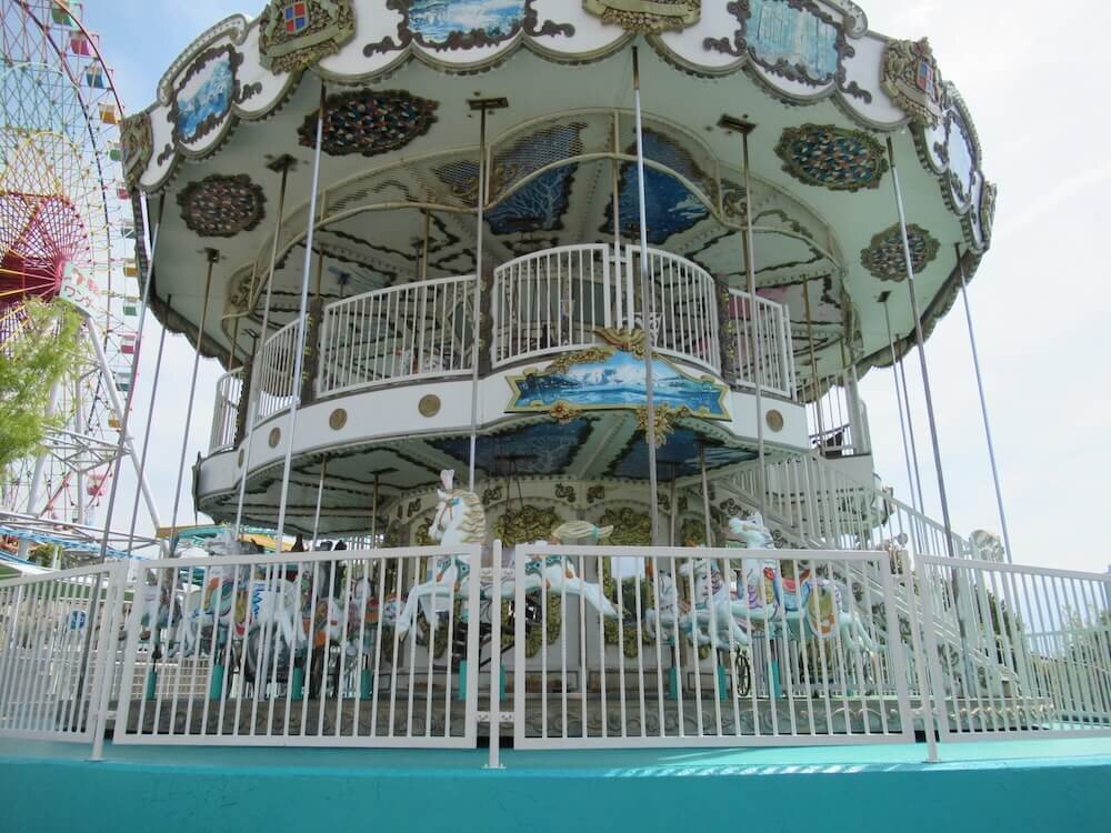 恵那峡ワンダーランドにあるメリーゴーランド
