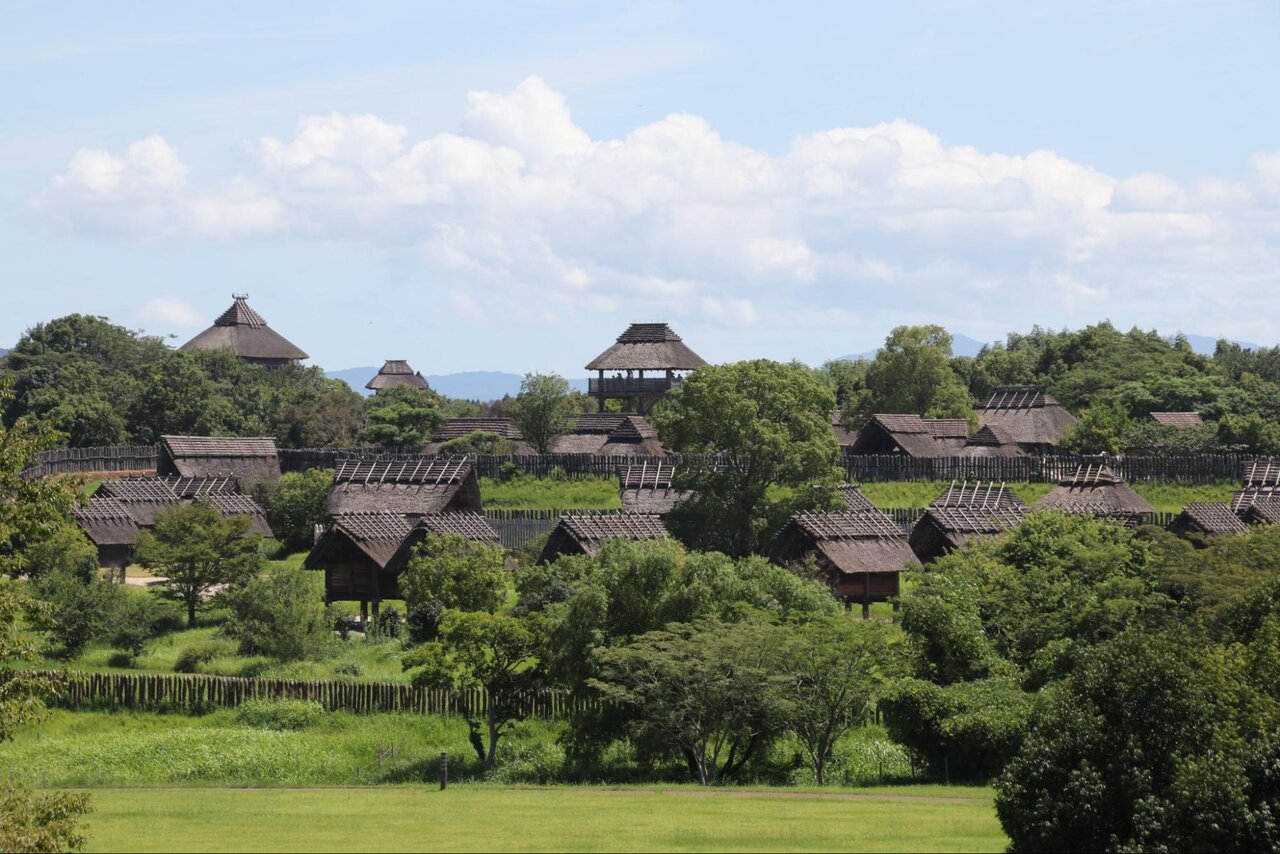 緑に囲まれた吉野ヶ里歴史公園