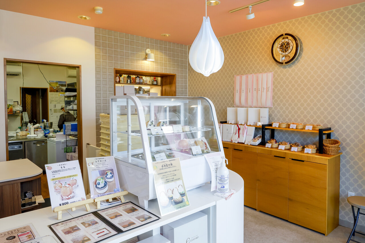 「chou à la crème Custard」の店内