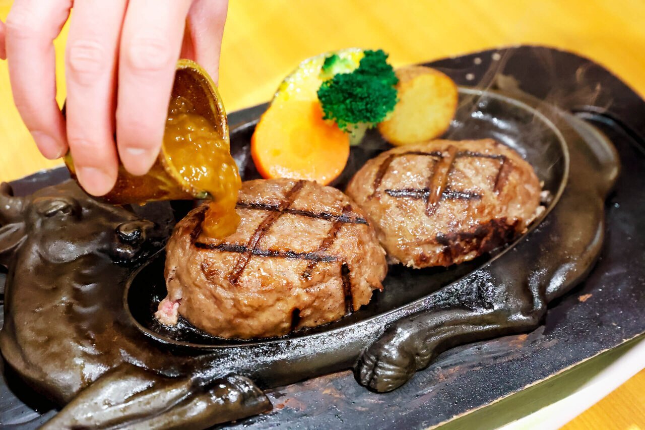 炭焼きレストランさわやかのハンバーグ