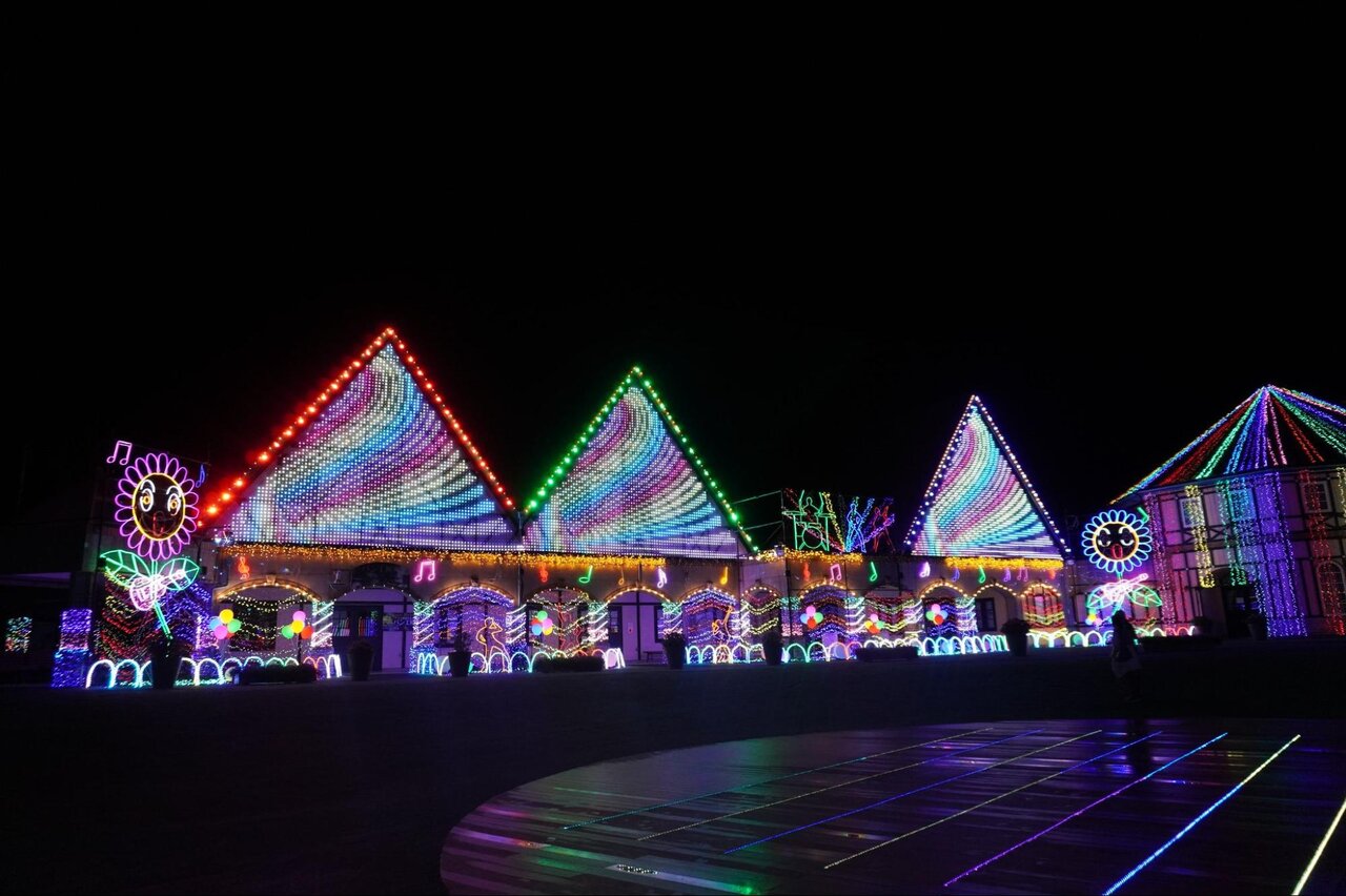 東京ドイツ村の冬のイルミネーション