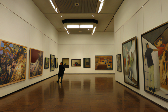 茨城県つくば美術館の展示室