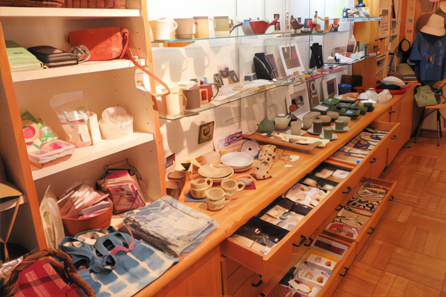 茨城県つくば美術館のミュージアムショップ