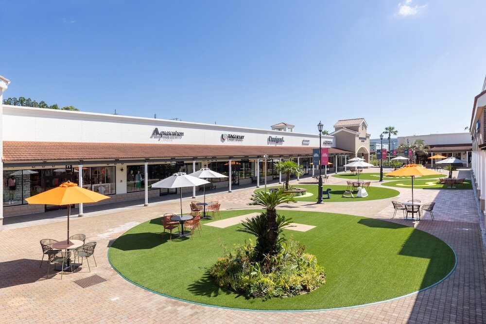 鳥栖プレミアム・アウトレットのテラス席