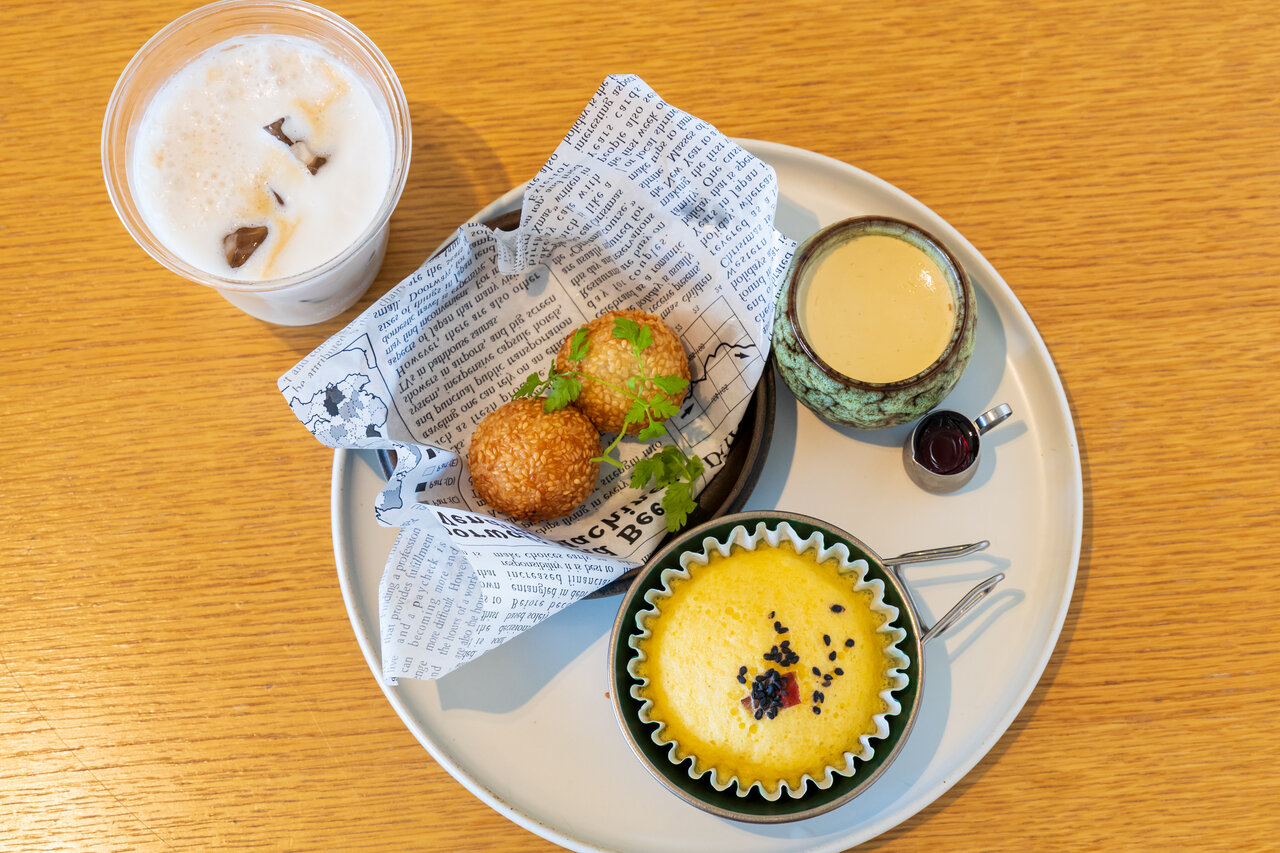 Snow Peak Cafe&Diningの季節限定のスイーツセット