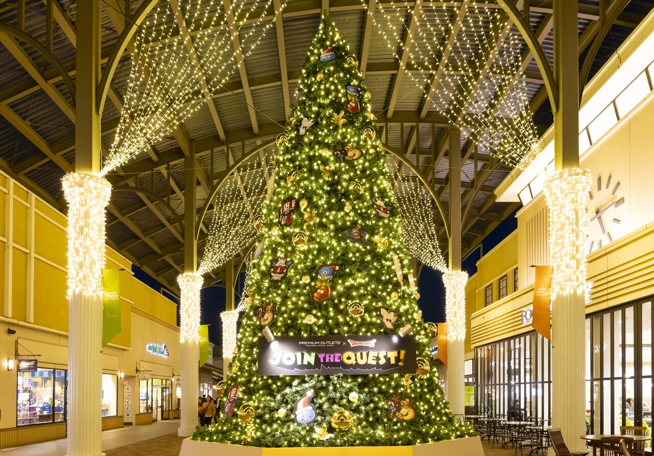 『JOIN THE QUEST!』のクリスマスツリー