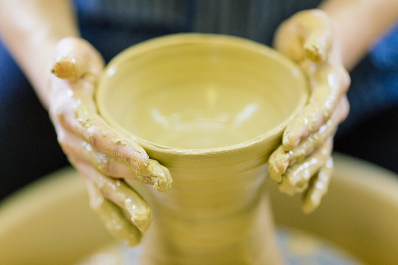 有田ポーセリンパークのろくろ体験