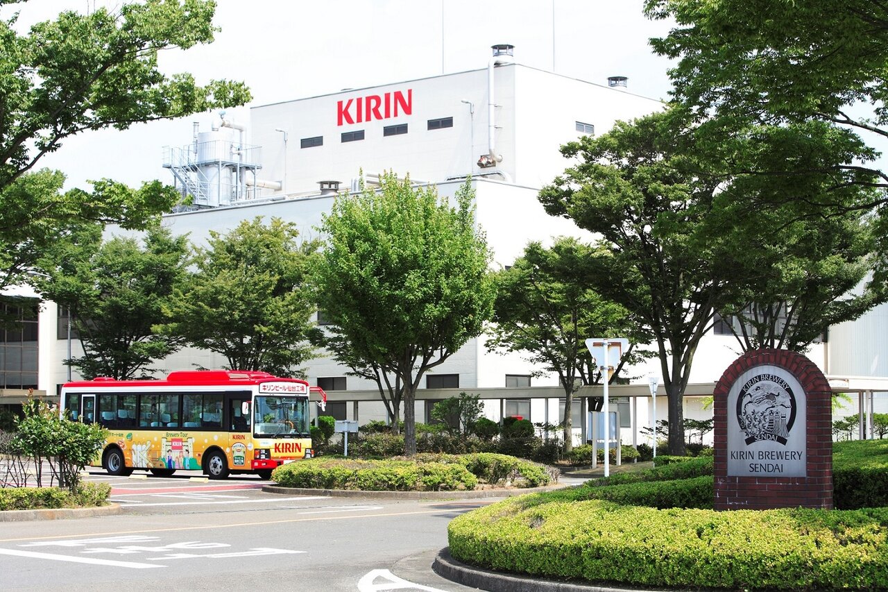 キリンビール仙台工場の外観