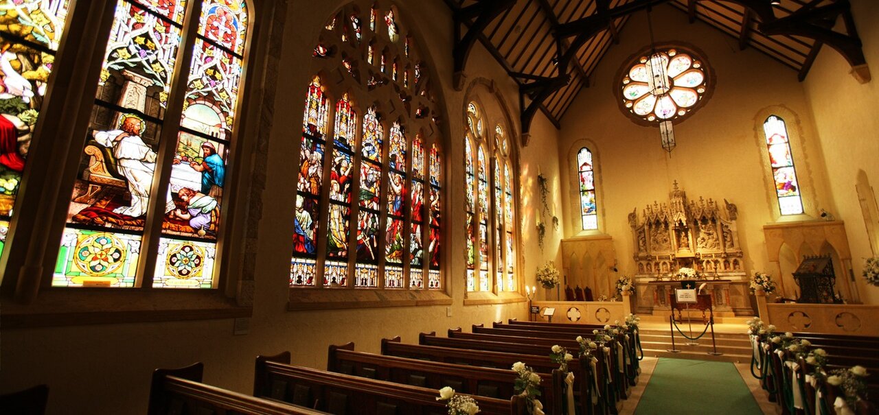 那須ステンドグラス美術館内のステンドグラス