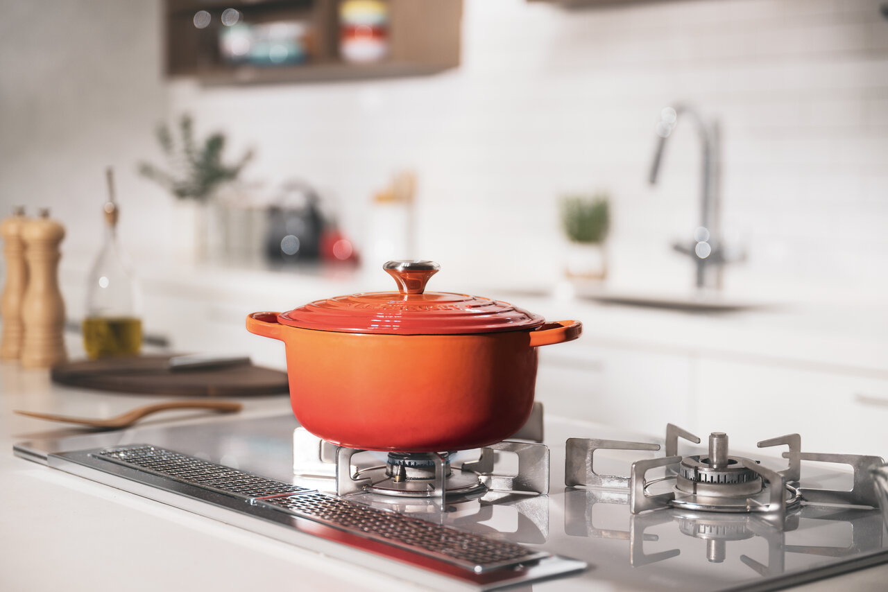 ル・クルーゼの鋳物ホーロー鍋