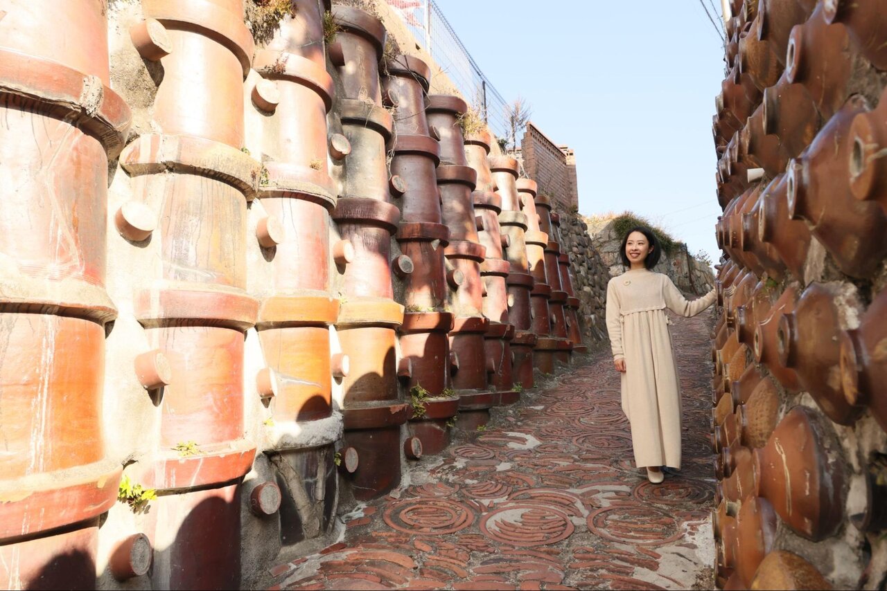 ユニークな景色が魅力の土管坂