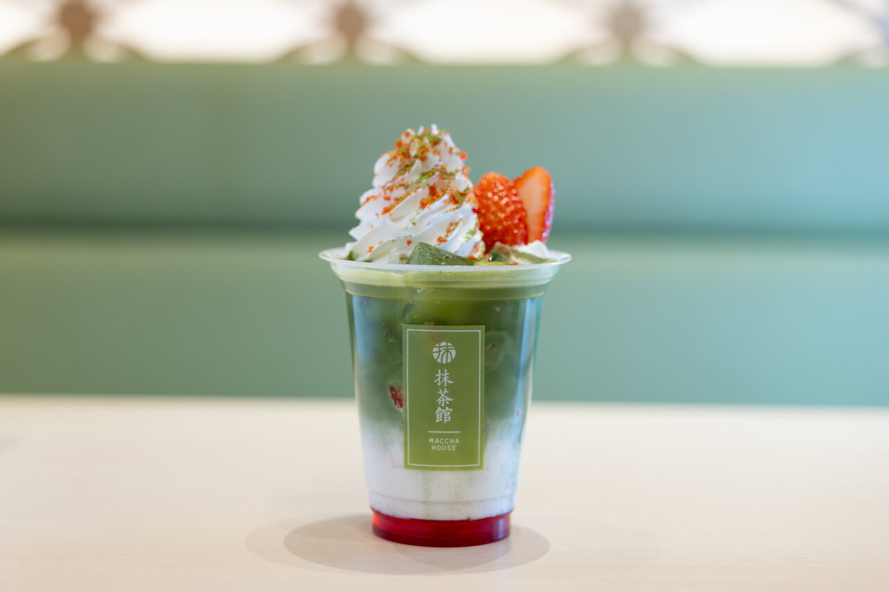 Maccha Houseの点てたて抹茶ストロベリーラテ