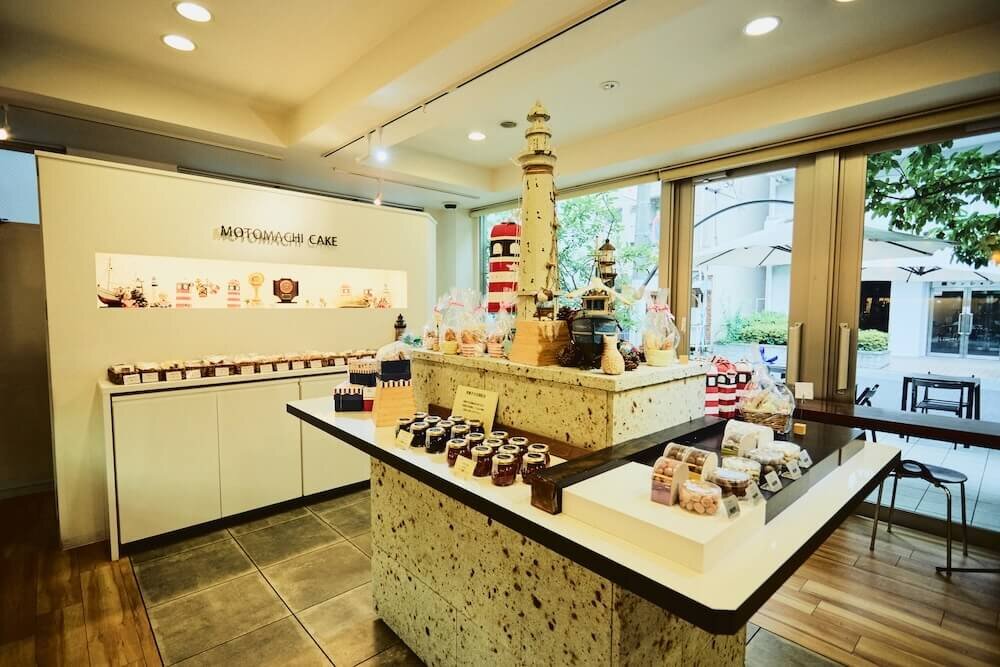 元町ケーキ 元町本店の店内