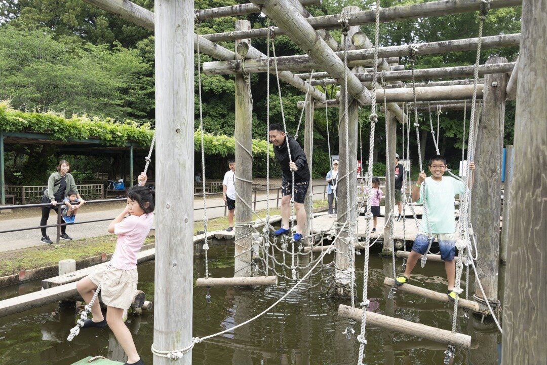 清水公園のアスレチック