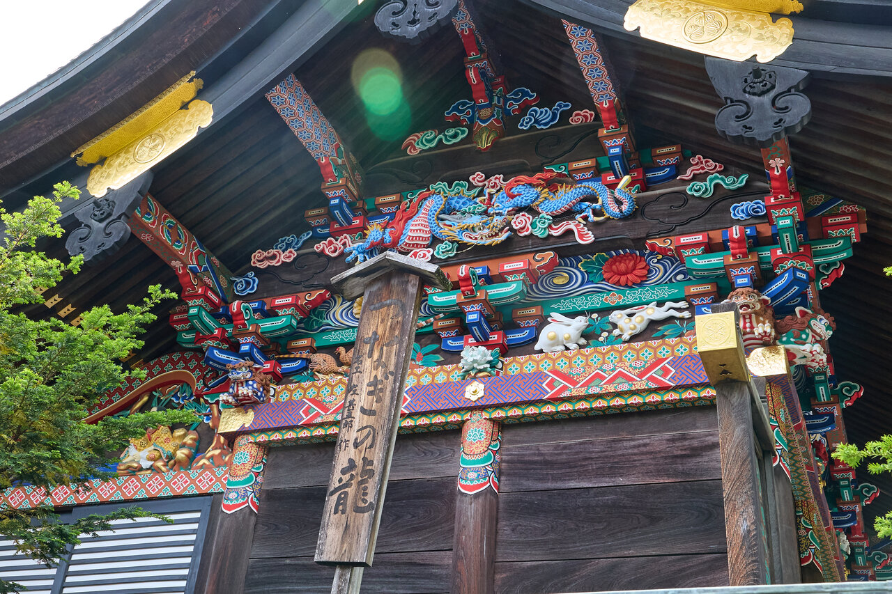 秩父神社の「つなぎの龍」