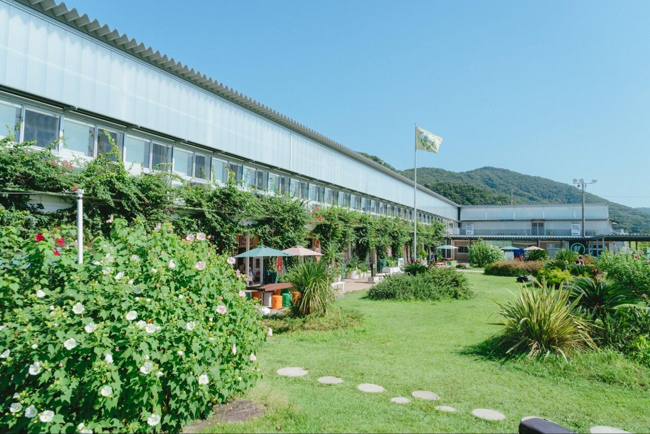 道の駅 保田小学校の外観