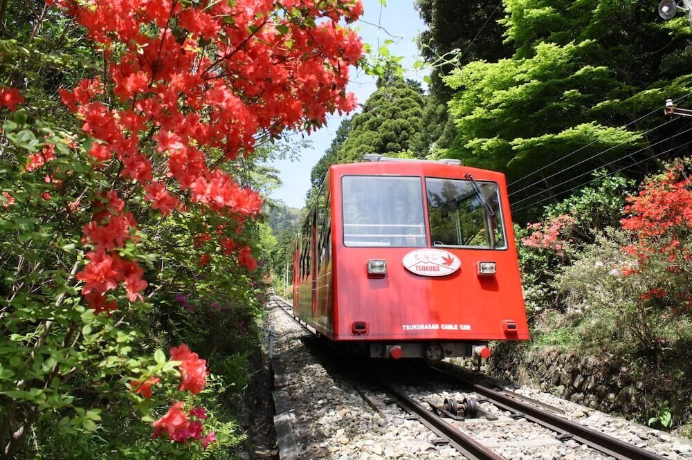 筑波山のケーブルカー