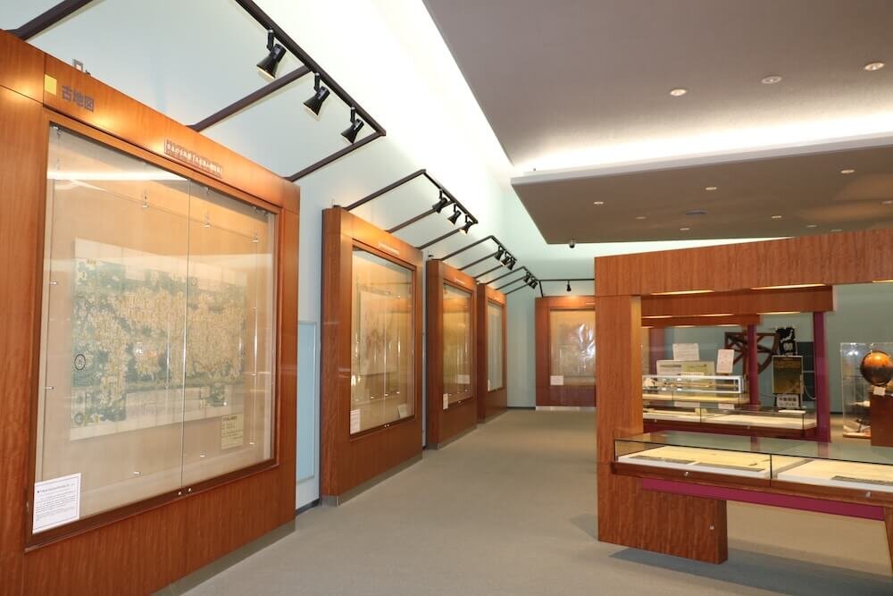 地図と測量の科学館の展示品