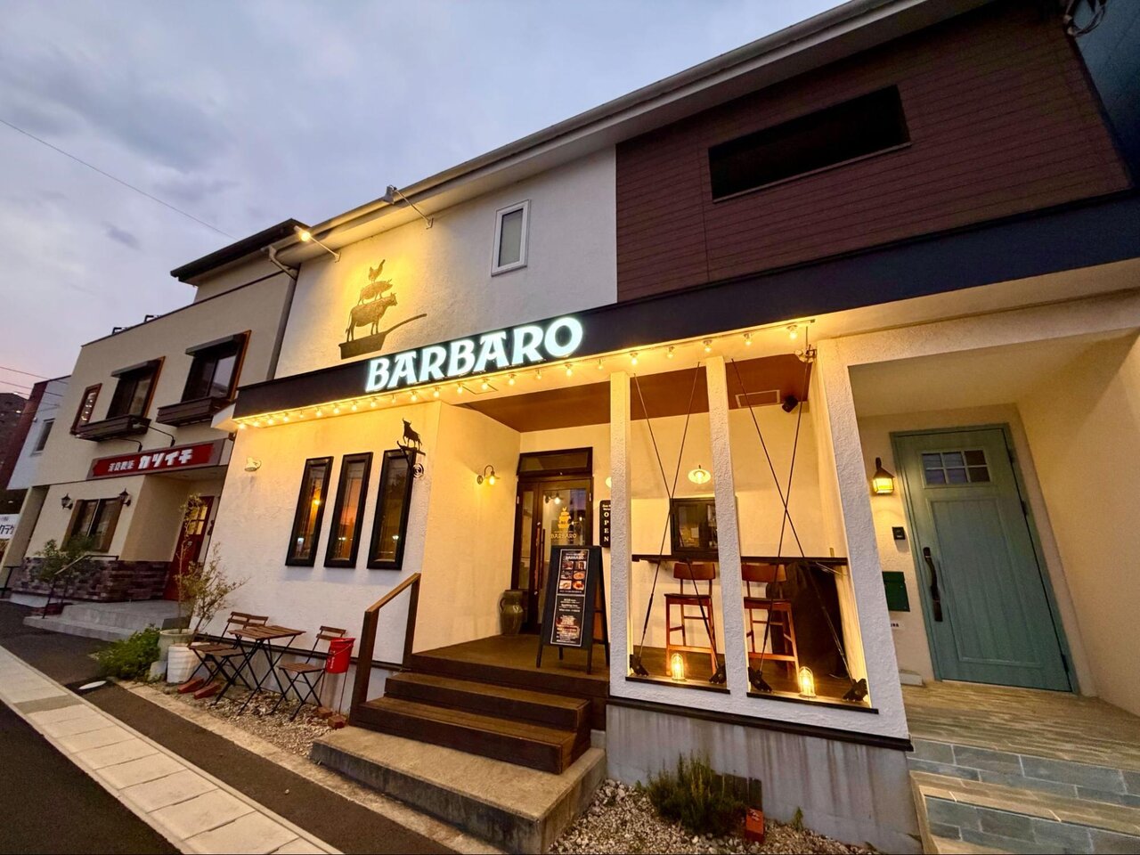 BARBAROのおしゃれな外観