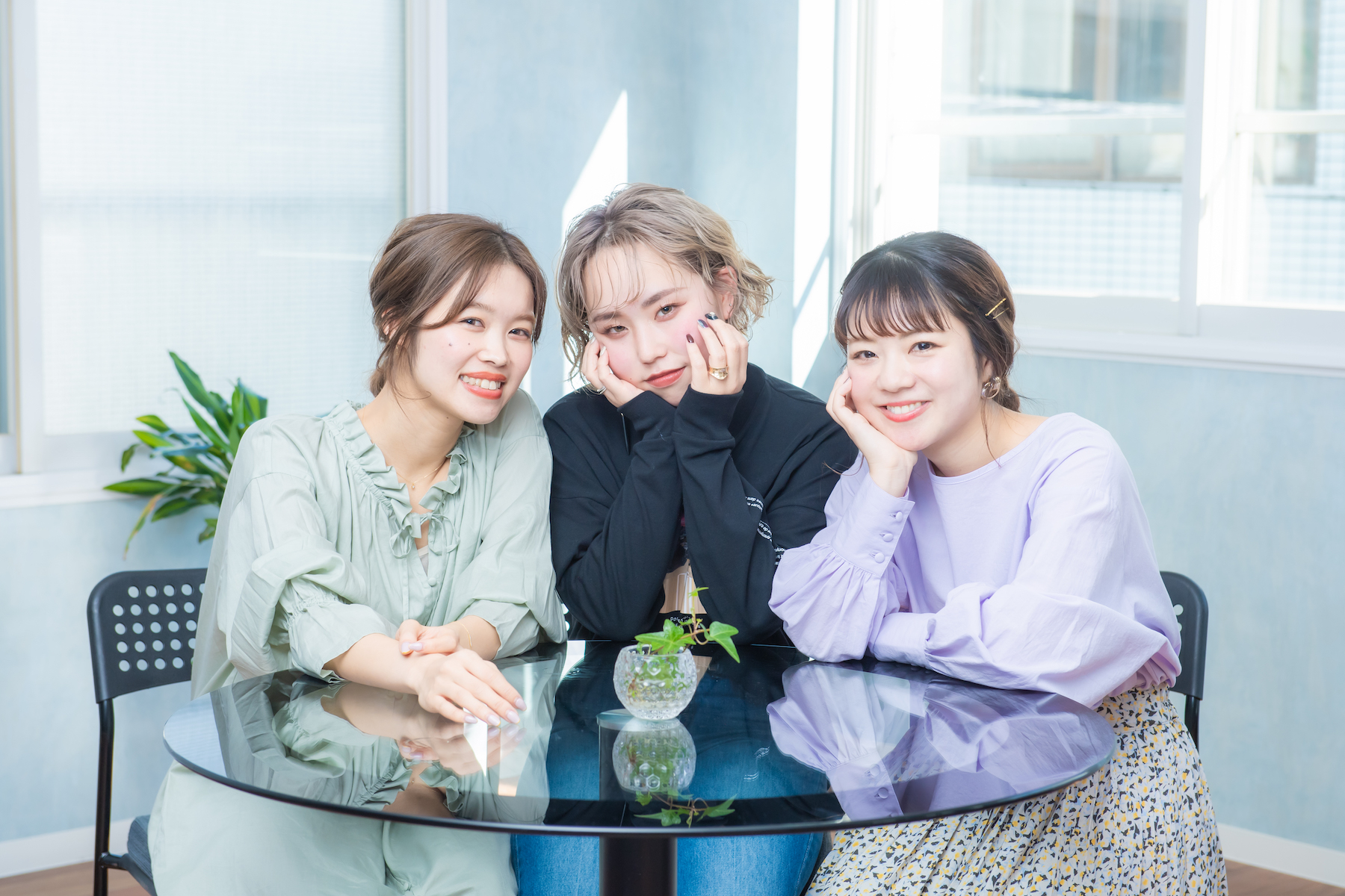 LOWRYS FARMスタッフrionaさん、PAGEBOYスタッフはせちゃんさん、studio CLIPスタッフsaitoさんの画像
