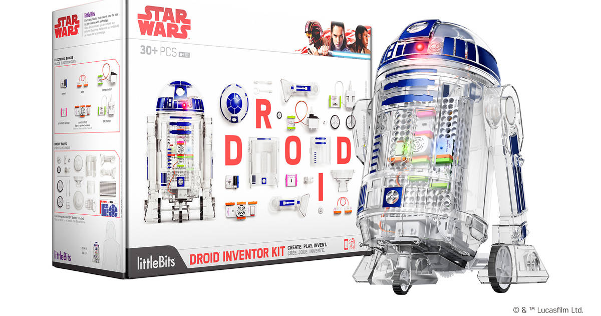 R2-D2が作れる!そして動く!リトルビッツ『スター・ウォーズ』コラボキットで親子の電子工作を楽しもう