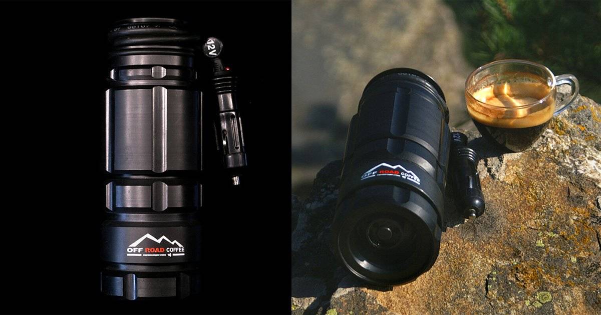 アウトドアでも淹れたてのコーヒーを!究極のポータブルエスプレッソメーカー「OFFROAD COFFEE」