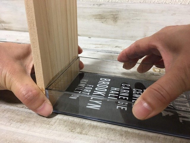 家men,100均,100円ショップ,DIY,アイデア,まな板で作るカトラリーケース