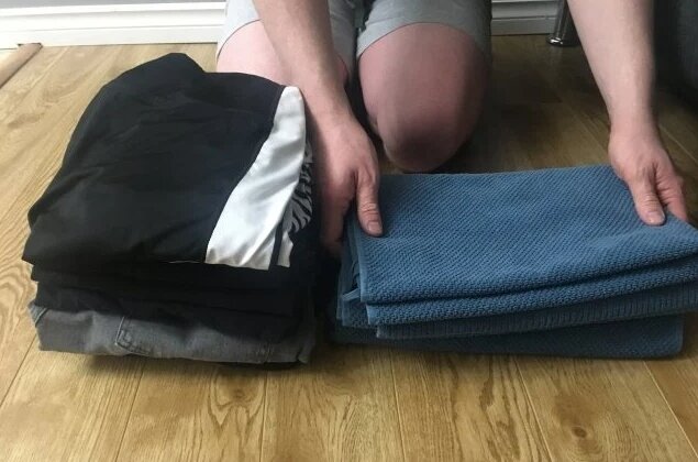 洗濯物,干すたたむ